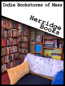 Exploring Indie Bookstores of Massachusetts - photo shows the interior of Herridge Books in Wellfleet, MA