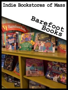 Exploring Indie Bookstores of Massachusetts - photo shows the interior of Barefoot Books in Concord, MA