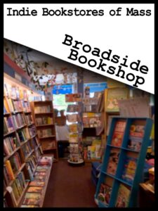 Exploring Indie Bookstores of Massachusetts - photo shows the interior of Broadside Bookshop in Northampton, MA